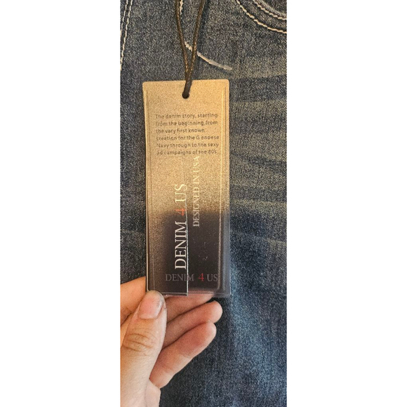 Women's Denim 4 US Jeans Blue Size 11 - Picture 4 of 9